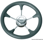 Osculati - Volante poliuretano razze inox Ø mm 280 nero