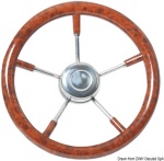 Osculati - Volante mm 350 cubicato radica