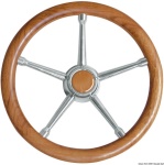 Volante A inox/teak 350 mm - 45.135.05