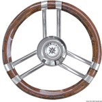 Osculati - Volante C inox/radica 350 mm