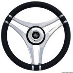 Osculati - Volante IMPACT nero Ø 350 mm con razze acciaio