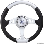 Osculati - Volante Skipper nero/argento mm 350