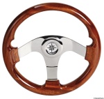 Osculati - Volante iroko 3 razze inox 350 mm
