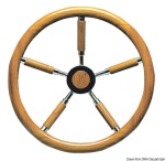 Timone inox e legno 500 mm - 45.167.50