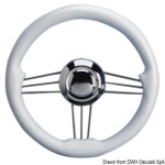Osculati - Volante inox+poliuretano bianco 350 mm