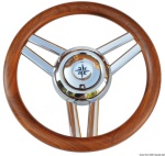 Osculati - Volante Magnifico 3 razze Ø mm 350 teak