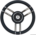 Osculati - Volante Apollo inox+poliuretano Ø 350 mm nero