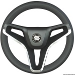 Osculati - Volante Portofino nero 350mm razze profilo oro