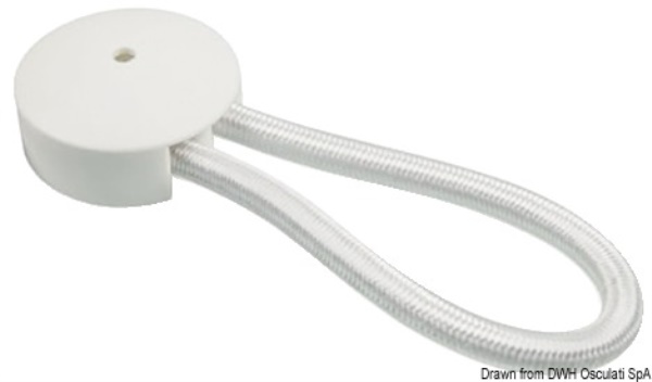 Gancio elastico bianco 80 mm - 46.091.80