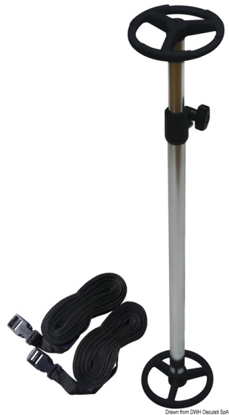 Supporto telescopico per teloni in alluminio - 46.100.04
