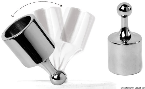 Cappuccio dritto per tubo mm 25 - 46.680.21