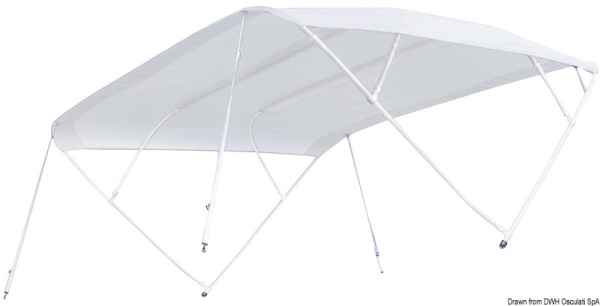 Tendina Fish 160/180 cm bianca - 46.914.02
