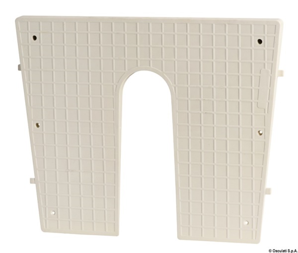 Tavoletta proteggi poppa RAL 9010 42 x 34 cm - 47.764.95
