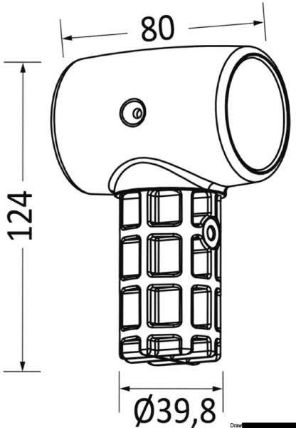 Giunto a T per T top tubo 44 mm - 48.180.13
