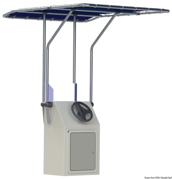 T-Top Alluminio retrattile 1,20 X 1,70 mt - 48.192.02