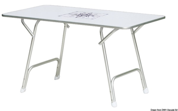 Tavolo pieghevole rettangolare 130 x 73 cm - 48.354.07