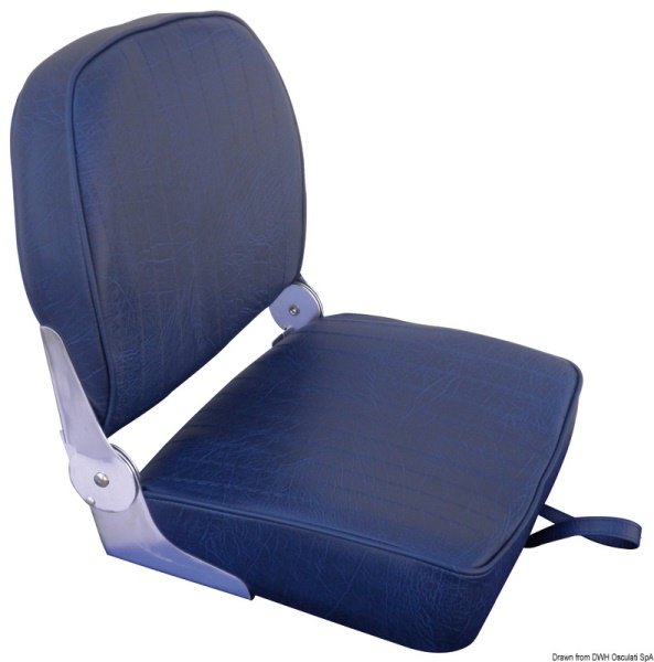 Sedile schienale ribaltabile in vinile blu navy - 48.404.02