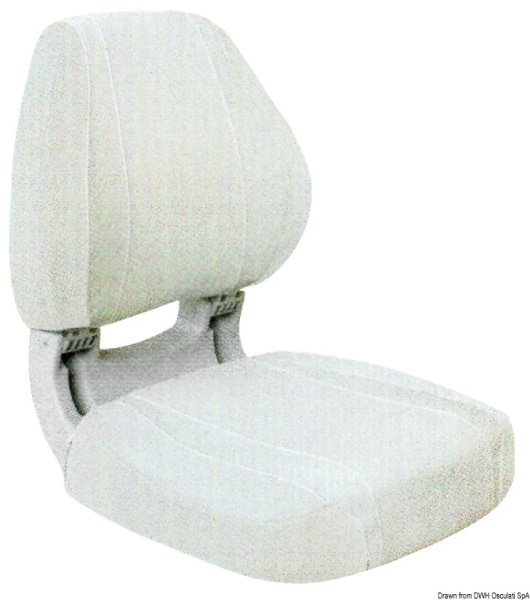 Sedile ergonomico Sirocco bianco - 48.407.01