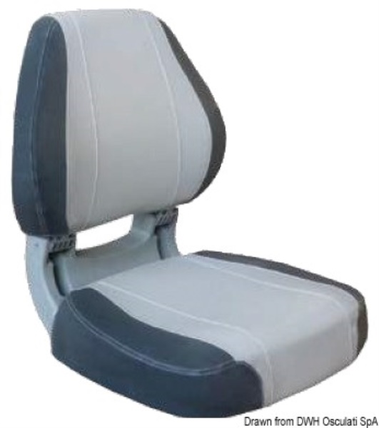 Sedile ergonomico Sirocco grigio - 48.407.04