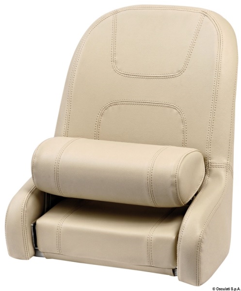 Sedile imbottito rivestito con flip up H51 - 48.410.05