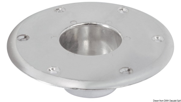 Base alluminio da pavimento per tavolo - 48.416.02