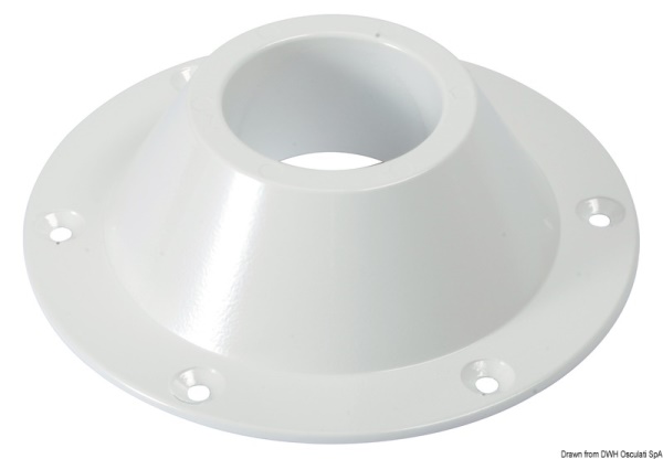 Base alluminio bianco superiore per tavolo - 48.416.13