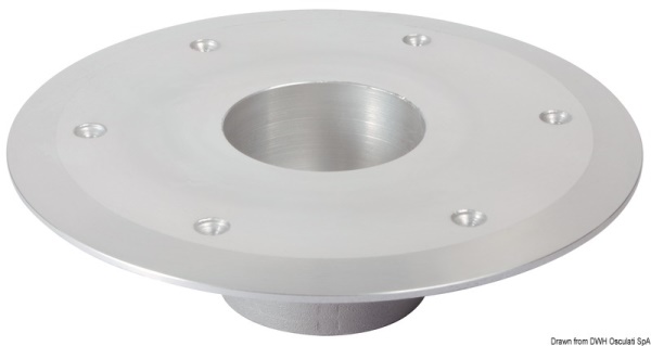Base inferiore lega lucidata Ø 80 mm - 48.416.43