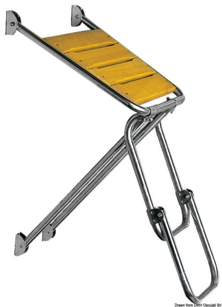Plancetta con scaletta 45 x 45 cm - 48.420.06