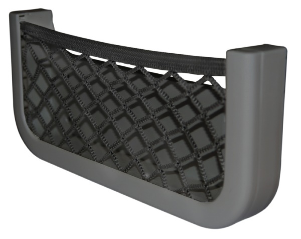 Rete portaoggetti nera 250x115x30 mm - 48.434.21
