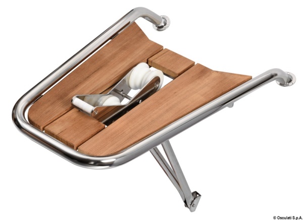 Delfiniera inox/teak con musone - 48.471.04