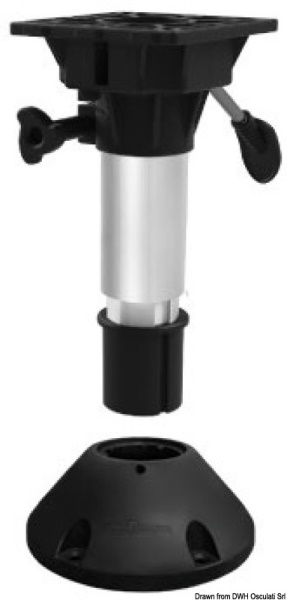 Supporto sedile Waverider base est. 580/710 mm - 48.707.22