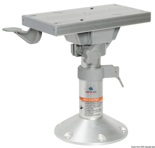 base e colonna + supporto sedile h. 280/380 - 48.710.98