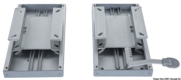 Coppia di slitte gemelle per sedile doppio   - 48.715.00