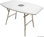 Osculati - Tavolo pieghevole ovale 95 x 66 cm