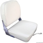 Osculati - Sedile schienale ribaltabile in vinile bianco
