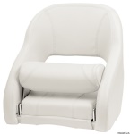 Osculati - Sedile anatomico imbottito con Flip Up H52R bianco