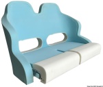 Osculati - Doppio sedile anatomico flip up H99 da rivestire