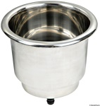 Osculati - Portabicchieri con drenaggio Delux Inox LED