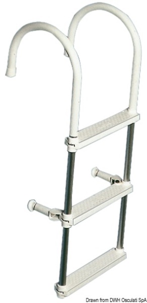 Scaletta lega leggera 4 gradini - 49.529.04