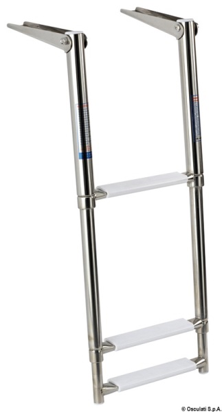 Scaletta inox telescopica 3 gradini - 49.541.03