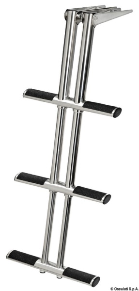 Scaletta Diver telescopica 3 gradini nera - 49.552.03