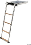 Osculati - Scaletta Top Line 4 gradini in  teak