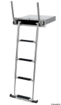 Osculati - Scaletta a scomparsa per plancetta 4 gradini