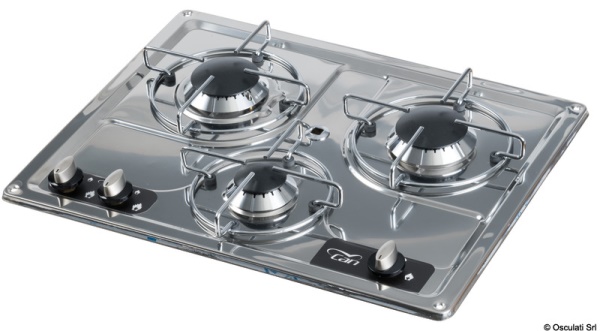 Fornello 3 fuochi 470 x 360 mm - 50.101.48