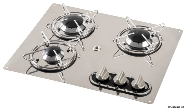 Fornello 3 fuochi 470 x 360 mm - 50.103.48