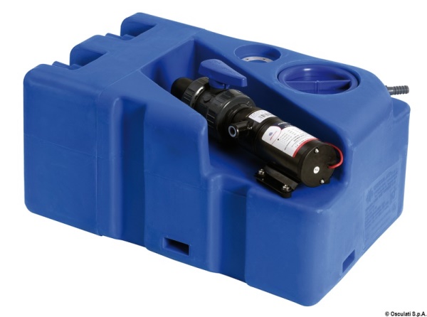 Serbatoio acque nere 50 l con maceratore 12 V - 50.141.50