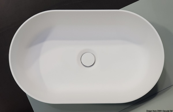 Lavello semiovale in Ocritech bianco 450x260 - 50.184.21