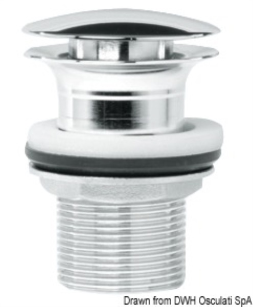 Piletta in ottone cromato - 50.186.97