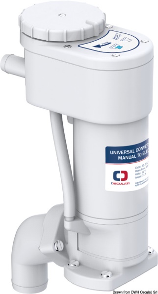 Kit elettrificazione 12V per WC manuale - 50.205.32