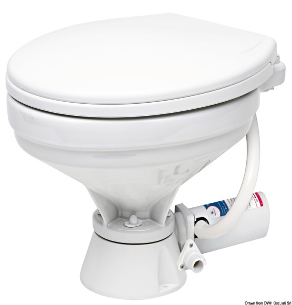 WC elettrico 24 V tazza grande - 50.206.24